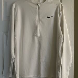 Nike White Long Sleeve Top